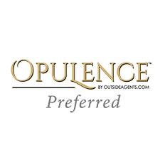 opulence logo and offsite link