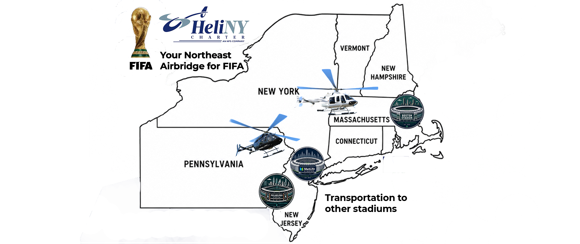 Northeast Airbridge Map